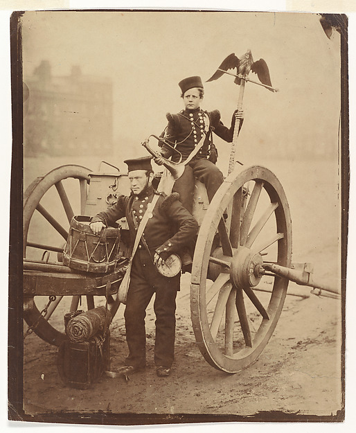 Trumpeter Gritten and Trumpeter Lang at Woolwich