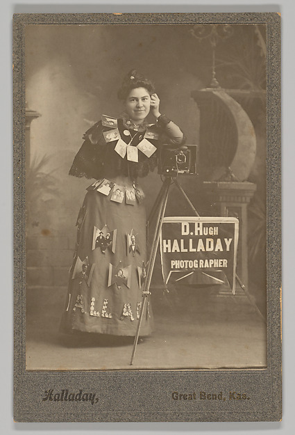 [Merchants' Carnival Portrait: D. Hugh Halladay Photography Studio, Great Bend, Kansas] by D. Hugh Halladay, The Metropolitan Museum of Art