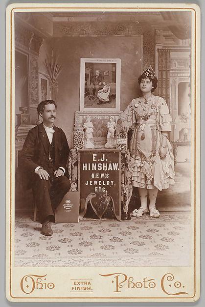 [Merchants' Carnival Portrait: E. J. Hinshaw, Lynn, Indiana] by Ohio Photo Co., The Metropolitan Museum of Art