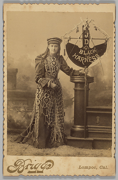 [Merchants' Carnival Portrait: J.D. Black Harness, Lompoc, California] by Thomas Briggs, The Metropolitan Museum of Art