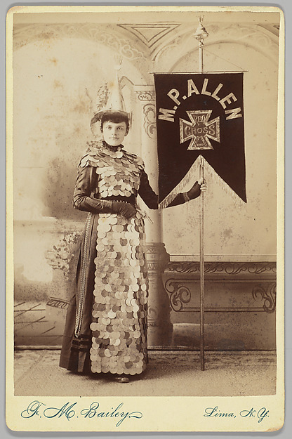[Merchants' Carnival Portrait: M.P. Allen Ranges & Stoves, Lima, New York] by Frank M. Bailey, The Metropolitan Museum of Art