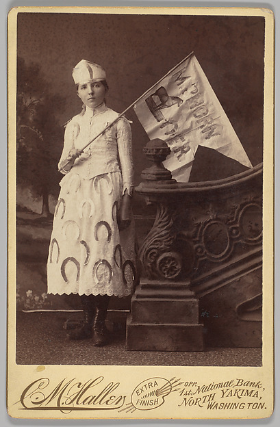 [Merchants' Carnival Portrait: M. Shorn Horseshoer, North Yakima, Washington] by C. M. Hallen, The Metropolitan Museum of Art