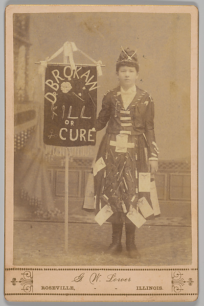 [Merchants' Carnival Portrait: Dr. Brokaw, Roseville, Illinois] by G. W. Lorver, The Metropolitan Museum of Art