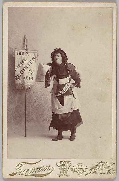 [Merchants' Carnival Portrait: The Register, Rochelle, Illinois] by W. H. Freeman, The Metropolitan Museum of Art