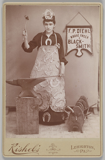 [Merchants' Carnival Portrait: F. P. Diehl Horseshoer & Black-Smith, Lehighton, Pennsylvania] by W. D. Rishel, The Metropolitan Museum of Art