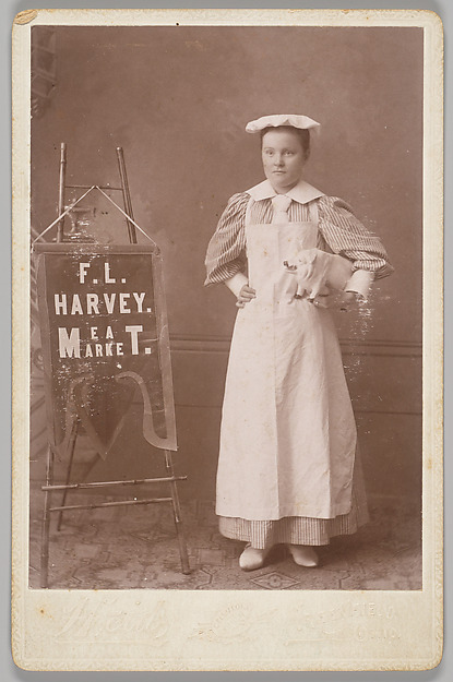 [Merchants' Carnival Portrait: F. L. Harvey Meat Market, Greenfield, Ohio] by Heid, The Metropolitan Museum of Art