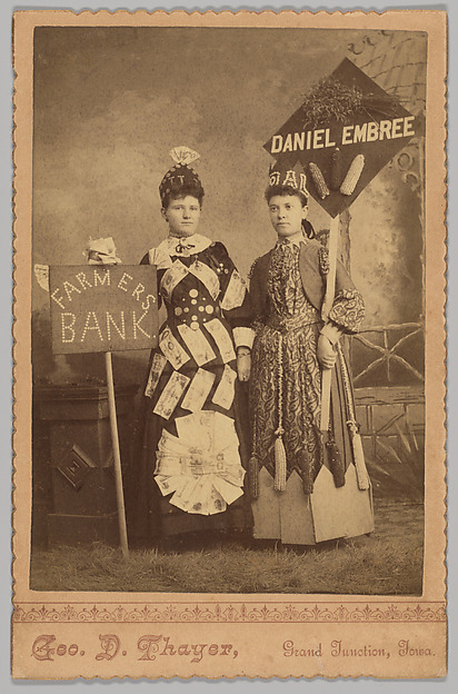 [Merchants' Carnival Portrait: Farmers Bank, Grand Junction, Iowa] by George D. Thayer, The Metropolitan Museum of Art