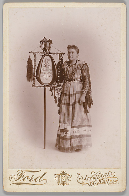 [Merchants' Carnival Portrait: Geo. Steele Harnes and Wagon Dealer, Lyndon, Kansas] by H. Ford, The Metropolitan Museum of Art