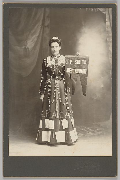 [Merchants' Carnival Portrait: J P Smith Restaurant, Lancaster, Wisconsin] by Watton Studio, The Metropolitan Museum of Art