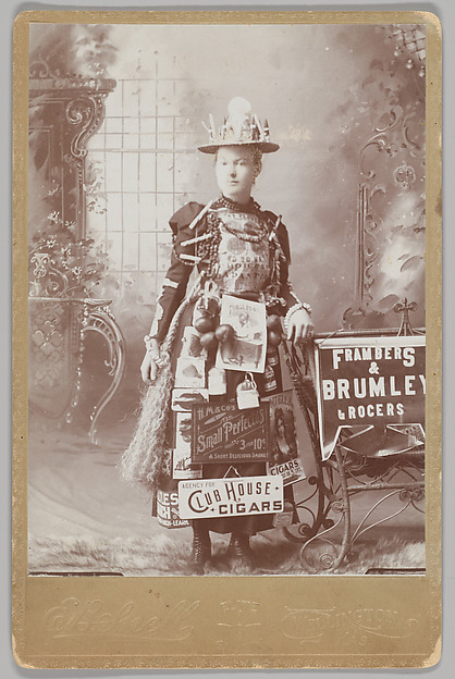 [Merchants' Carnival Portrait: Frambers & Brumley Grocers, Wellington, Kansas] by E. B.Snell, The Metropolitan Museum of Art