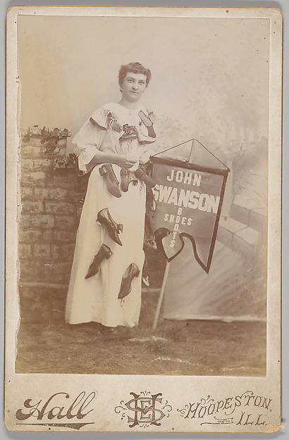 [Merchants' Carnival Portrait: John Swanson Shoes & Boots, Hoopeston, Illnois] by S. E. Hall, The Metropolitan Museum of Art