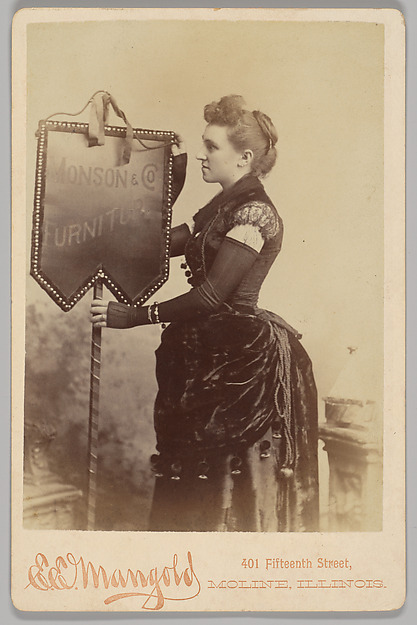 [Merchants' Carnival Portrait: Monson & Co. Furniture, Moline, Illinois] by E. E. Mangold, The Metropolitan Museum of Art