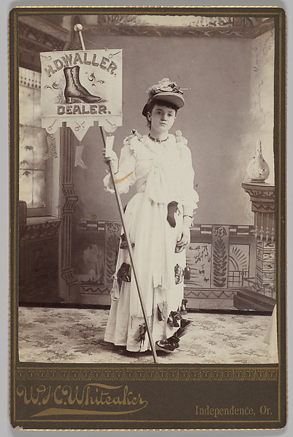 [Merchants' Carnival Portrait: H. D. Waller Boot Dealer, Independence, Oregon]