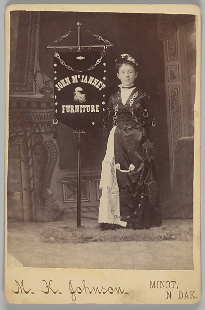 [Merchants' Carnival Portrait: John McJannet Furniture, Minot, North Dakota] by M. K. Johnson, The Metropolitan Museum of Art