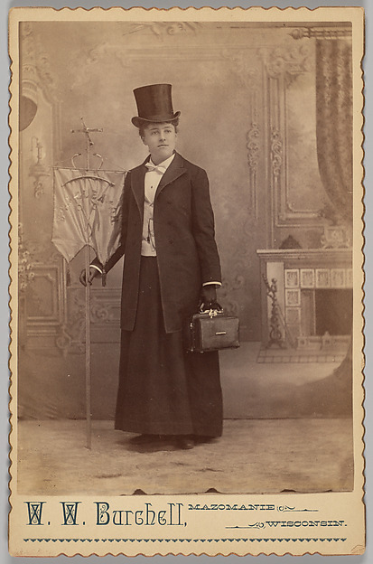 [Merchants' Carnival Portrait: W. H. Gleason, MD, Mazomanie, Wisconsin] by W. W. Burchell, The Metropolitan Museum of Art