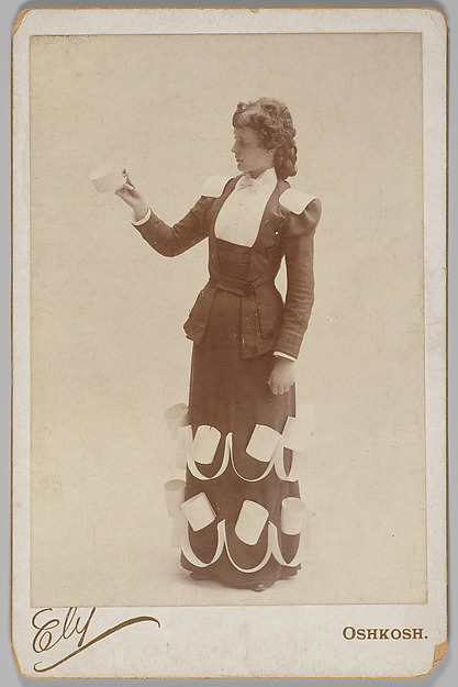 [Merchants' Carnival Portrait: Collar and Cuff Maker, Oshkosh, Wisconsin]