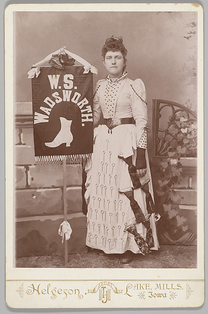 [Merchants' Carnival Portrait: W. S. Wadsworth Shoes, Lake Mills, Iowa] by T. J. Helgeson, The Metropolitan Museum of Art