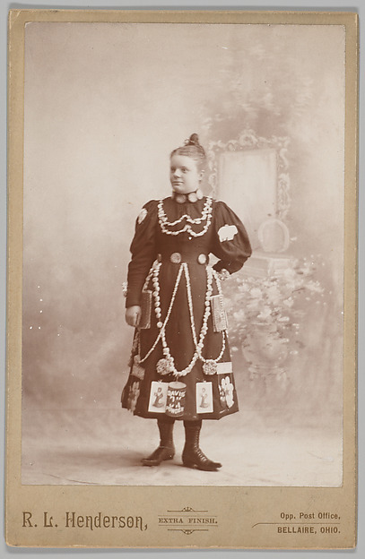 [Merchants' Carnival Portrait: Grocer, Bellaire, Ohio]