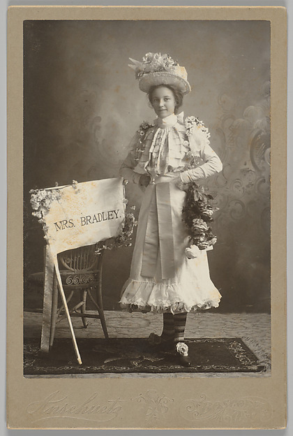 [Merchants' Carnival Portrait: Mrs. Bradley, Boscobel, Wisconsin] by Leo Anschuetz, The Metropolitan Museum of Art