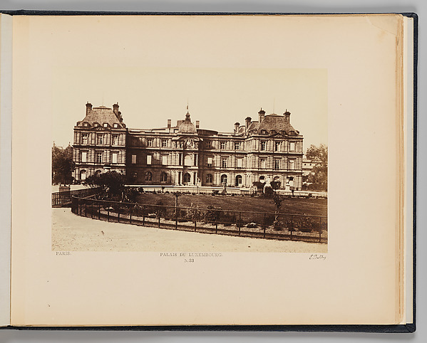 Le Luxembourg (côté du jardin) by Edouard Baldus, The Metropolitan Museum of Art