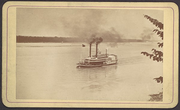 Steamer R.E. Lee Racing with Natches When Nearing St. Louis