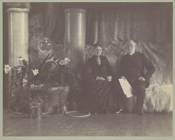 Mr. and Mrs. Charles E. Tiffany in Louis C. Tiffany's Studio
