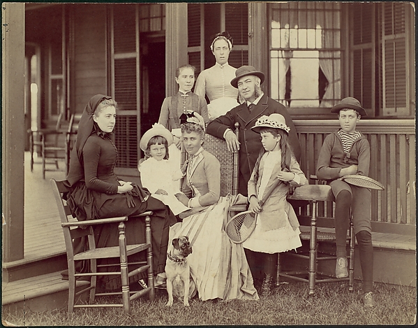 Elberon, New Jersey, Mrs. Watson B. Thompson, John Sloan Jr., Mrs. John Sloane, Mr. John Sloane, Evelyn Sloane, William Sloane, Mina Barber, Mary Butter