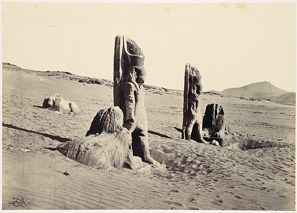 Colossi and Sphynx at Wady Saboua