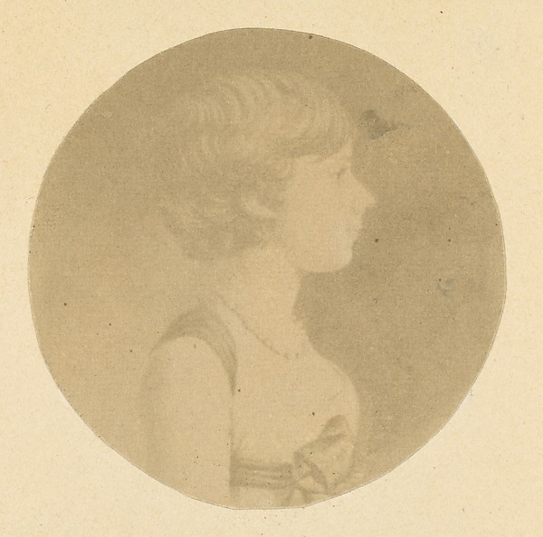 [Mezzotint portrait of a Girl in Profile, from The St. Memin Collection of Portraits]