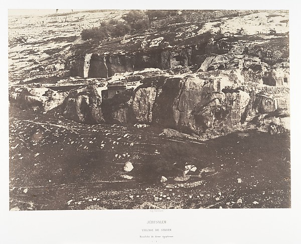 Jérusalem, Village de Siloam, Monolithe de forme égyptienne, 1