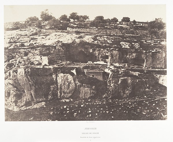 Jérusalem, Village de Siloam, Monolithe de forme égyptienne, 2