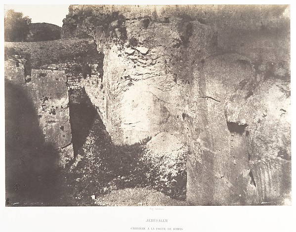 Jérusalem, Carrière à la Porte de Damas
