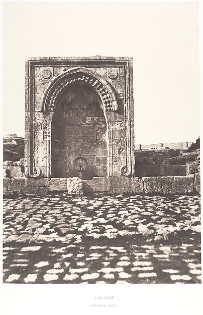 Jérusalem, Fontaine Arabe, 2