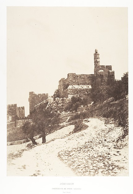 Jérusalem, Forteresse de David (citadelle), Face Ouest