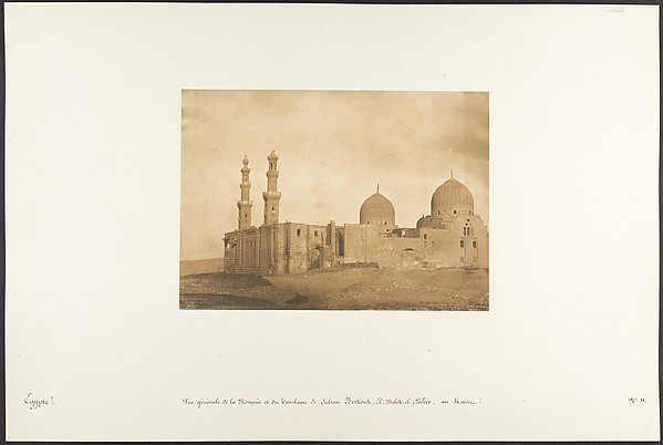 Vue générale de la Mosquée et du Tombeau de Sultan Bezkouk, El-Melek-el-Dâher, au Kaire
