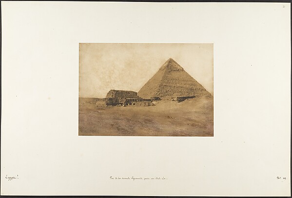 Vue de la seconde Pyramide, prise au Sud-Est