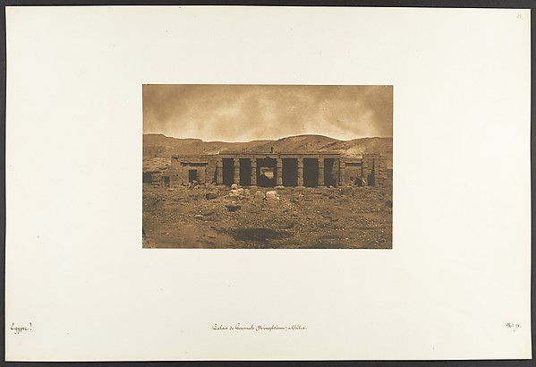 Palais de Gournah (Ménephtéun) à Thèbes