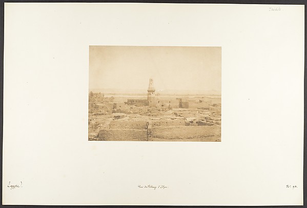 Vue du Village d'Edfou