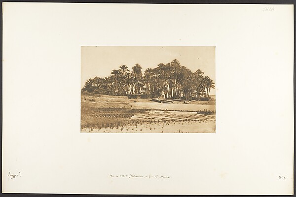 Vue de l'île d'Eléphantine, en face d'Assouan
