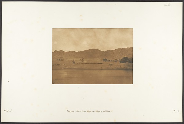 Vue prise du Nord-Est de Philae - Village de Kolokina