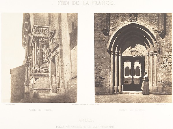 Profil du Portail; Entrée Du Cloitre, Arles, Eglise Metropolitaine de Saint-Trophime