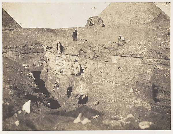 [Excavations near the Sphinx]