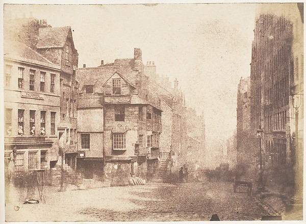 Edinburgh. The High Street with John Knox's House