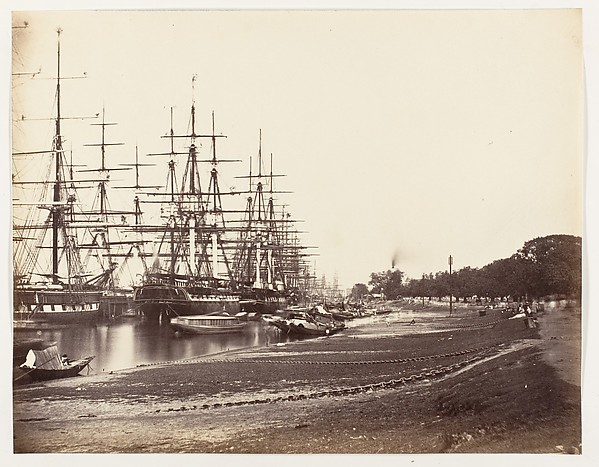 [Shipping Lying in the Hoogly River, Calcutta]