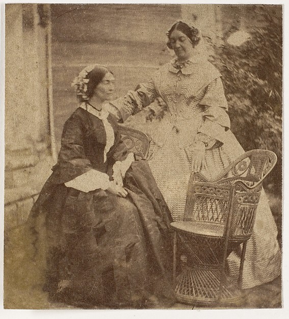 [Countess Canning with Guest, Government House, Allahabad]