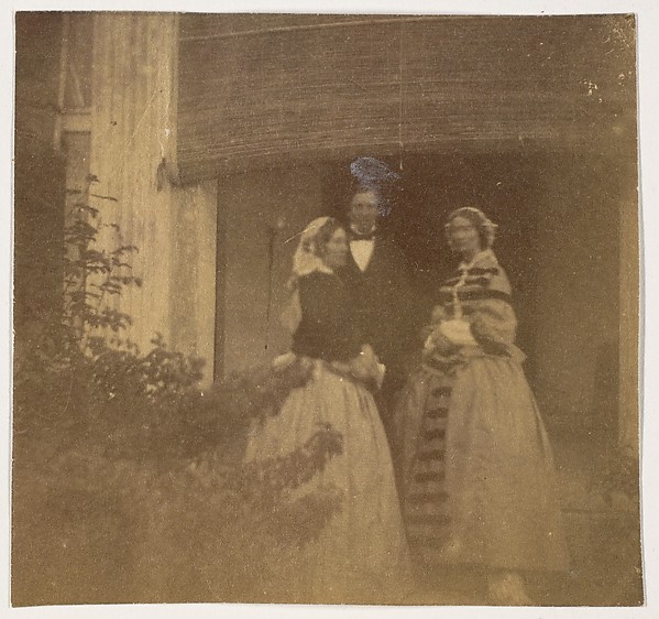 [Countess Canning with Guests, Government House, Allahabad]