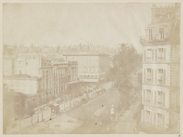 View of the Boulevards at Paris