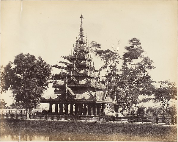 [Burmese Pagoda in the Eden Gardens, Calcutta]