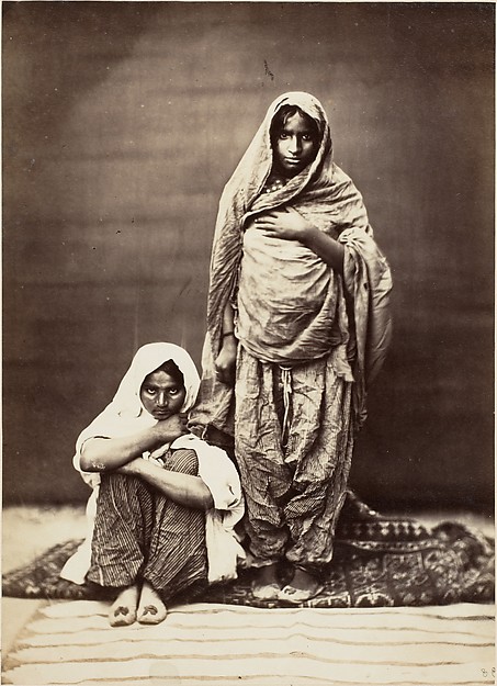 [Two Indian Women, One Seated]