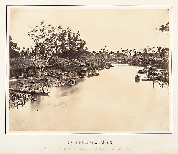 Vue de la Ville Chinoise (Cholen) Feuille No. 6, Saïgon, Cochinchine